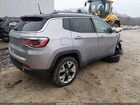 2017 Jeep New Compass Limited 4x4 Silver vin: 3C4NJDCB1HT680867