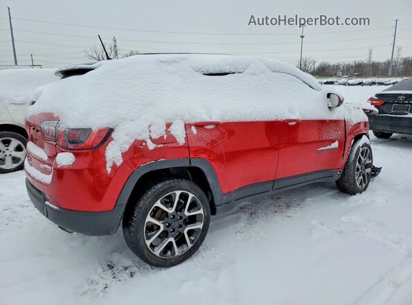 3C4NJDCB1KT734353 2019 JEEP COMPASS Red უკანა მარჯვენა