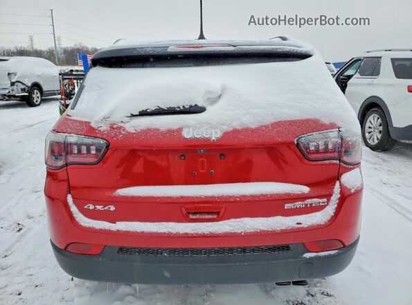 3C4NJDCB1KT734353 2019 JEEP COMPASS Red უკანა ხედი