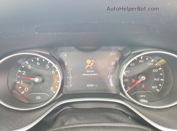 3C4NJDCB1KT800643 2019 JEEP COMPASS Gray Вид щитка приладів