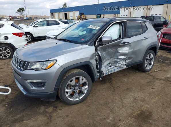 3C4NJDCB1KT800643 2019 JEEP COMPASS Gray Передня ліва чверть