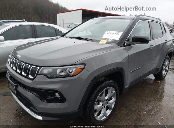 3C4NJDCB1NT133951 2022 JEEP COMPASS Серый Передняя левая четверть