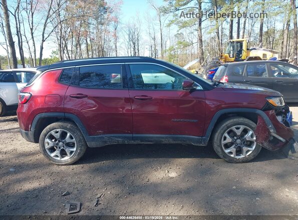 3C4NJDCB2MT556617 2021 JEEP COMPASS Красный Вид задней части салона
