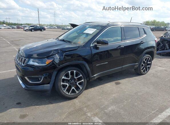 3C4NJDCB4JT436748 2018 JEEP COMPASS Black Vista tres cuartos delantera izquierda