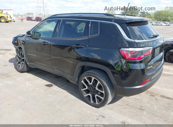 3C4NJDCB4JT436748 2018 JEEP COMPASS Black Trasero izquierdo