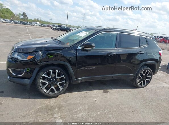 3C4NJDCB4JT436748 2018 JEEP COMPASS Black Vista interior de 360 grados
