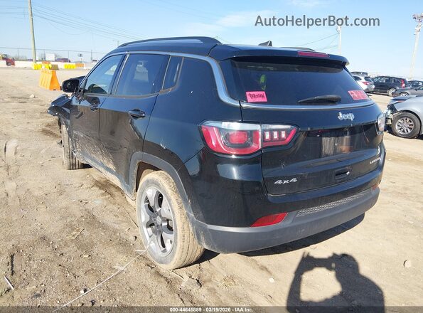 3C4NJDCB4KT742141 2019 JEEP COMPASS Черный Задняя левая четверть