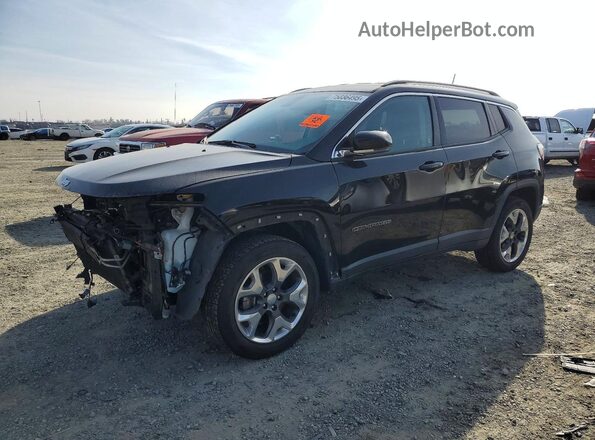 3C4NJDCB6KT596227 2019 JEEP COMPASS Черный Передняя левая четверть