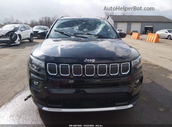 3C4NJDCB9NT222991 2022 JEEP COMPASS Black Instrument cluster view