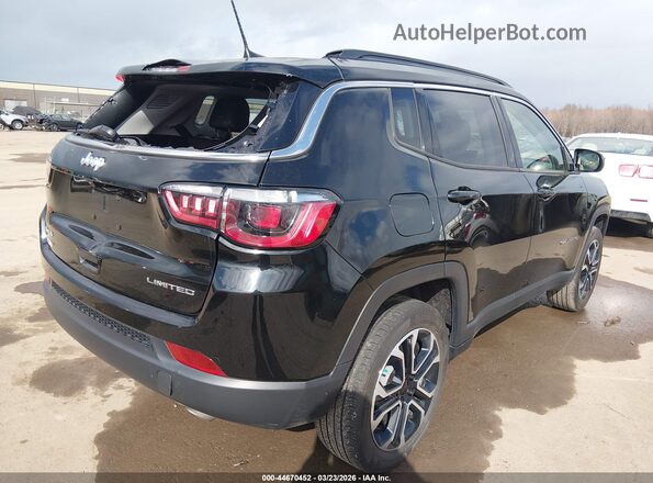 3C4NJDCB9NT222991 2022 JEEP COMPASS Black Rear right