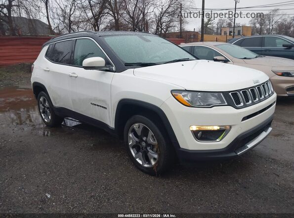 3C4NJDCBXLT167674 2020 JEEP COMPASS Белый Передняя правая четверть