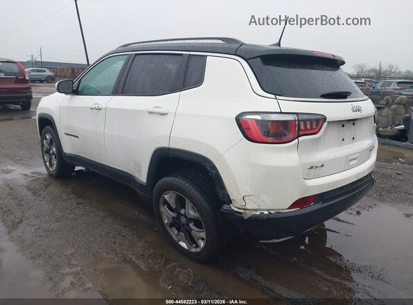 3C4NJDCBXLT167674 2020 JEEP COMPASS Белый Задняя левая четверть