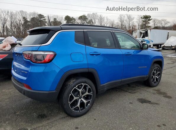 3C4NJDCN3TT187694 2026 JEEP COMPASS Синий Передняя правая четверть