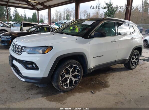 3C4NJDCN5RT110284 2024 JEEP COMPASS Белый Передняя левая четверть