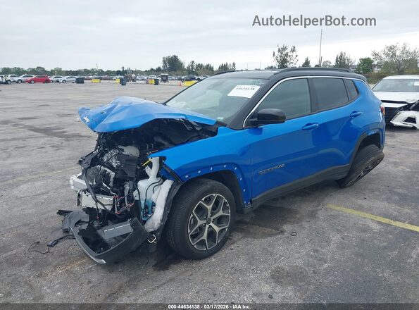 3C4NJDCN6TT182814 2026 JEEP COMPASS Синий Передняя левая четверть
