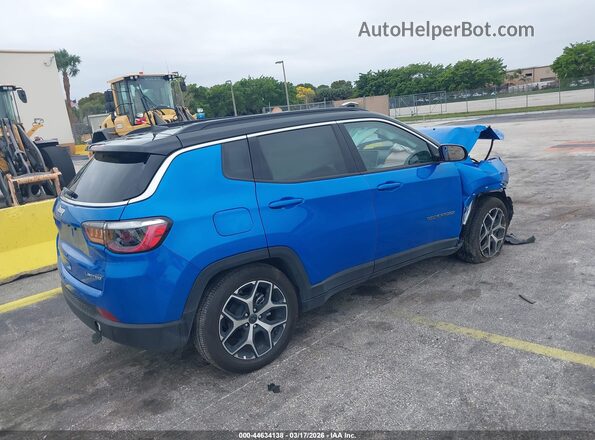 3C4NJDCN6TT182814 2026 JEEP COMPASS Синий Задняя правая четверть