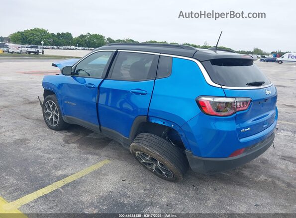 3C4NJDCN6TT182814 2026 JEEP COMPASS Синий Задняя левая четверть