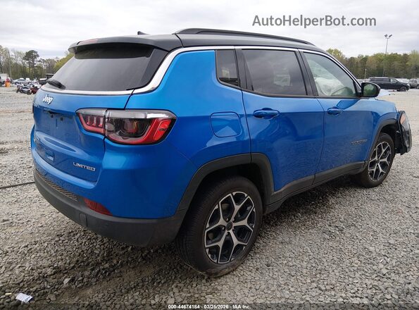 3C4NJDCN9TT186856 2026 JEEP COMPASS Синий Задняя правая четверть