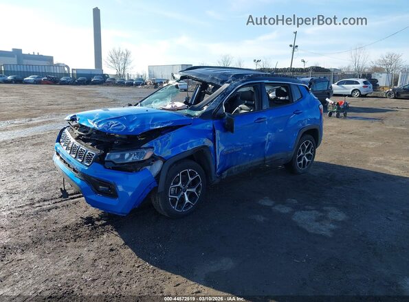 3C4NJDCNXTT173498 2026 JEEP COMPASS Синий Передняя левая четверть
