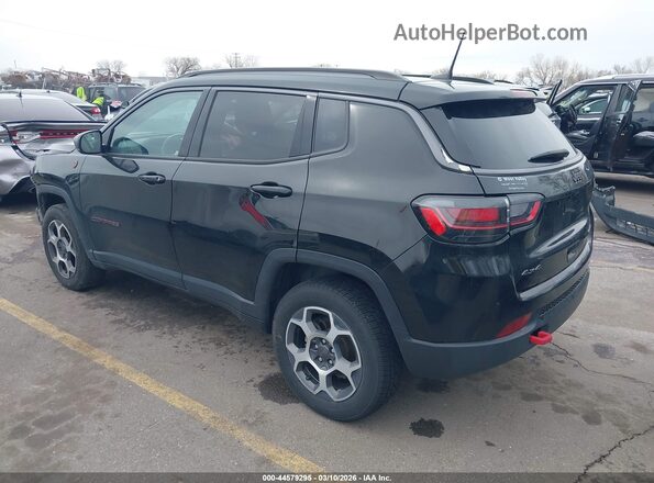 3C4NJDDB0NT191290 2022 JEEP COMPASS Черный Задняя левая четверть