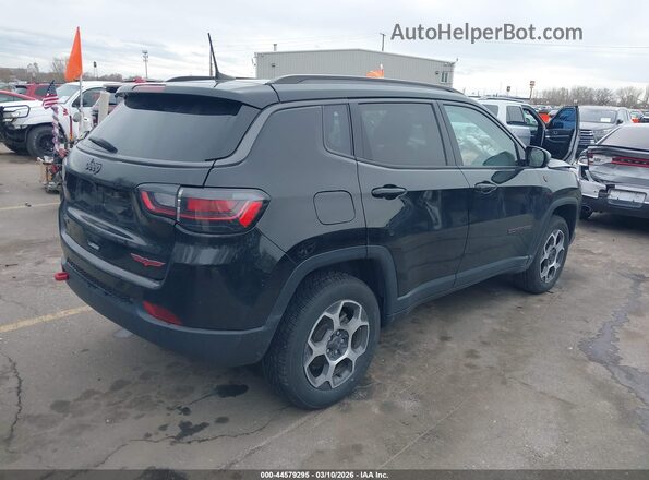 3C4NJDDB0NT191290 2022 JEEP COMPASS Черный Задняя правая четверть