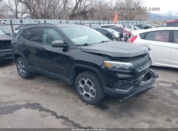 3C4NJDDB0NT191290 2022 JEEP COMPASS Черный Передняя правая четверть