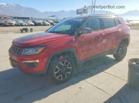 3C4NJDDB2KT670936 2019 JEEP COMPASS Красный Передняя левая четверть