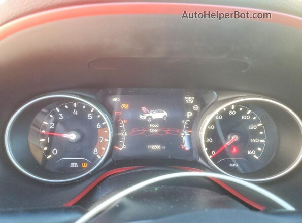 3C4NJDDB2KT670936 2019 JEEP COMPASS Красный Вид щитка приборов