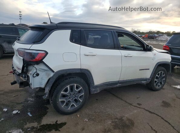 3C4NJDDB2MT548063 2021 JEEP COMPASS Белый Задняя правая четверть