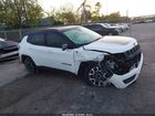 2021 Jeep Compass Trailhawk 4x4 White vin: 3C4NJDDB6MT590462