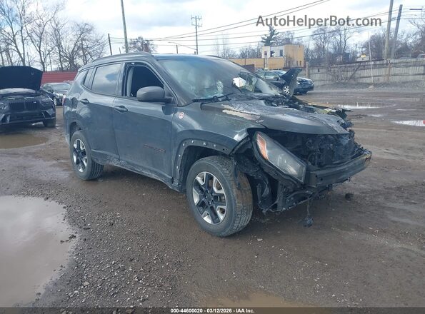 3C4NJDDB7JT366872 2018 JEEP COMPASS Серый Передняя правая четверть