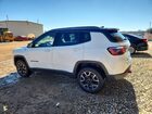 2019 Jeep Compass Trailhawk White vin: 3C4NJDDB7KT682001