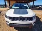 2019 Jeep Compass Trailhawk White vin: 3C4NJDDB7KT682001