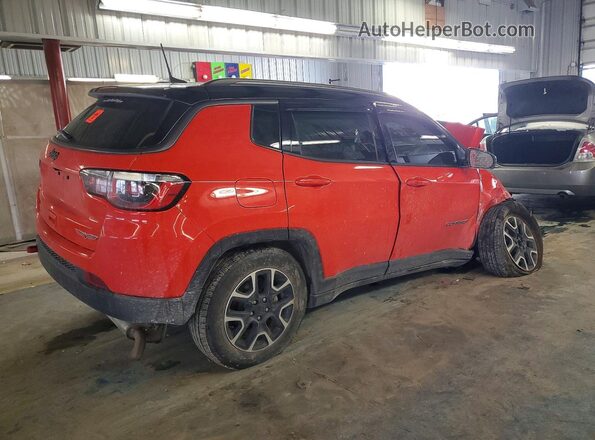 3C4NJDDB7LT132086 2020 JEEP COMPASS Orange Trasero derecho