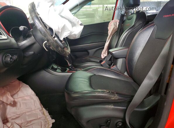 3C4NJDDB7LT132086 2020 JEEP COMPASS Orange Vista interior delantera