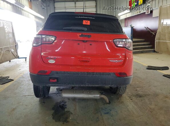 3C4NJDDB7LT132086 2020 JEEP COMPASS Orange Vista trasera