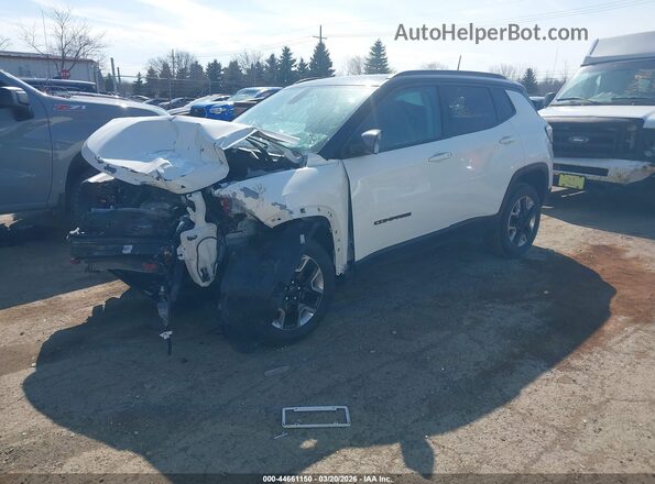 3C4NJDDB9JT163496 2018 JEEP COMPASS Белый Передняя левая четверть