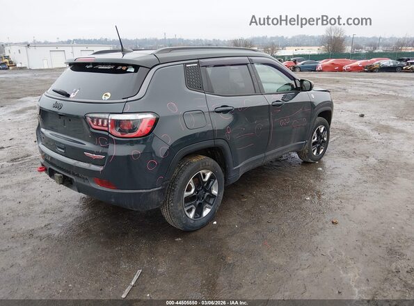 3C4NJDDBXJT270072 2018 JEEP COMPASS Черный Задняя правая четверть