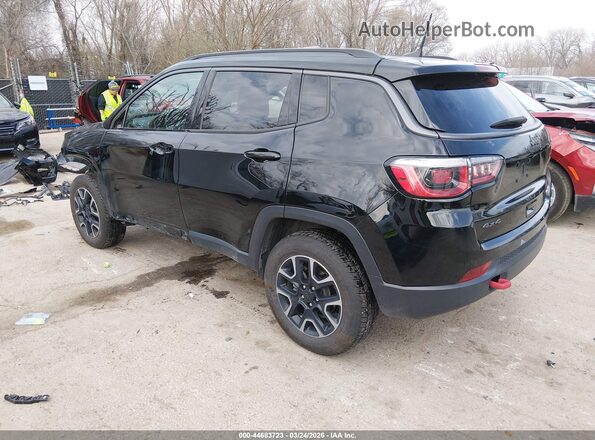 3C4NJDDBXKT602027 2019 JEEP COMPASS Черный Задняя левая четверть