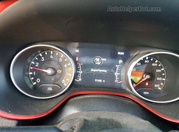 3C4NJDDBXKT785459 2019 JEEP COMPASS Черный Вид щитка приборов