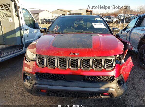 3C4NJDDN9ST612994 2025 JEEP COMPASS Бордовый Вид щитка приборов