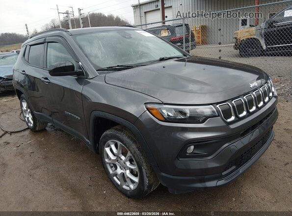 3C4NJDFB3NT180720 2022 JEEP COMPASS Gray Przód prawy