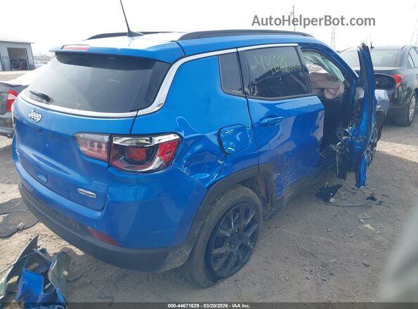 3C4NJDFB5NT130613 2022 JEEP COMPASS Синий Задняя правая четверть