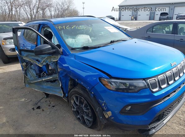 3C4NJDFB5NT130613 2022 JEEP COMPASS Синий Вид спереди