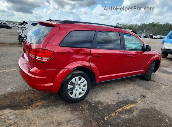3C4PDCAB0GT139482 2016 DODGE JOURNEY Красный Задняя правая четверть