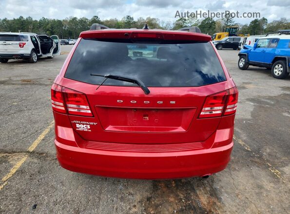 3C4PDCAB0GT139482 2016 DODGE JOURNEY Красный Вид сзади
