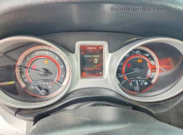 3C4PDCAB0GT139482 2016 DODGE JOURNEY Красный Вид щитка приборов