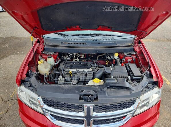 3C4PDCAB0GT139482 2016 DODGE JOURNEY Красный Вид подкапотного пространства