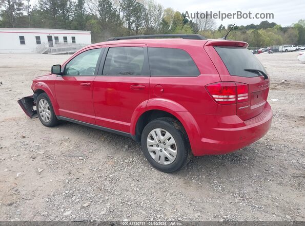 3C4PDCAB0GT230977 2016 DODGE JOURNEY Красный Задняя левая четверть