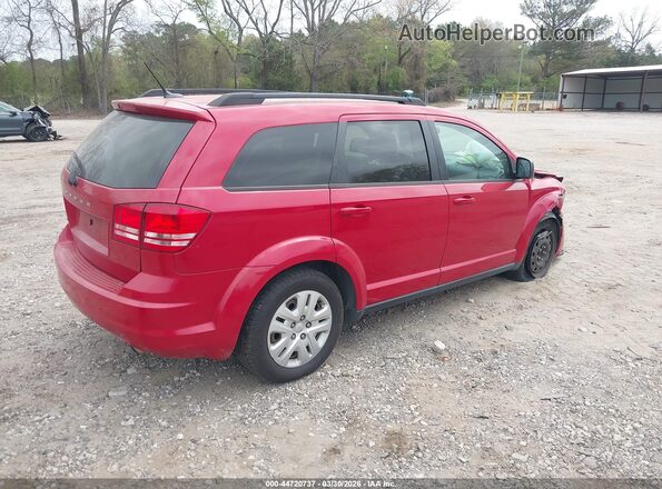 3C4PDCAB0GT230977 2016 DODGE JOURNEY Красный Задняя правая четверть